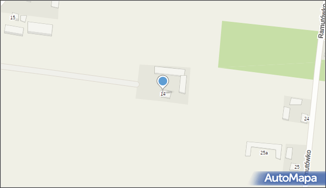 Ramutówko, Ramutówko, 14, mapa Ramutówko