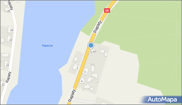 Rapaty, Rapaty, 1, mapa Rapaty