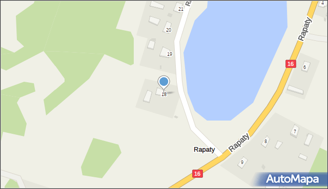 Rapaty, Rapaty, 18, mapa Rapaty