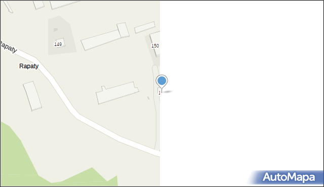 Rapaty, Rapaty, 151, mapa Rapaty