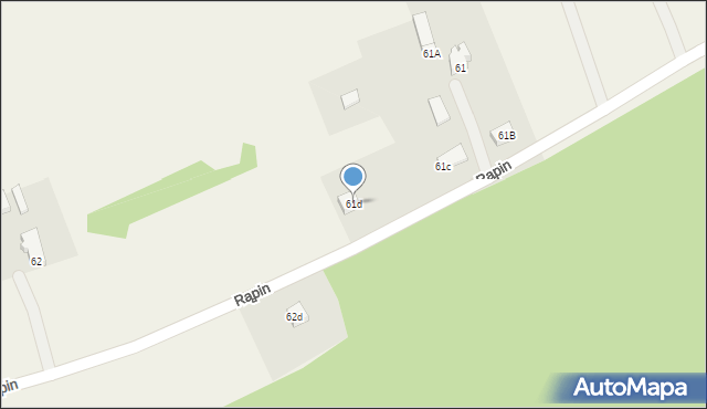 Rąpin, Rąpin, 61d, mapa Rąpin