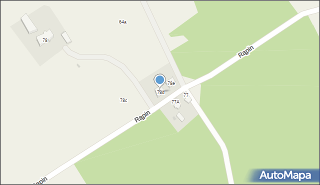 Rąpin, Rąpin, 78d, mapa Rąpin