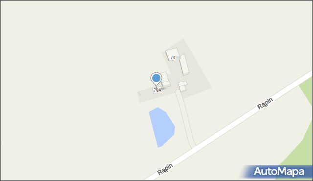 Rąpin, Rąpin, 79A, mapa Rąpin