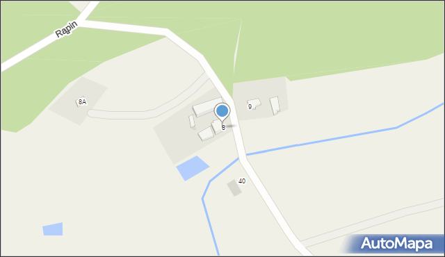 Rąpin, Rąpin, 8, mapa Rąpin