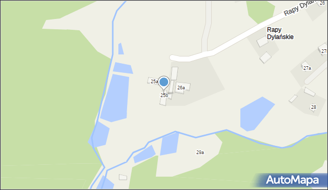 Rapy Dylańskie, Rapy Dylańskie, 25b, mapa Rapy Dylańskie