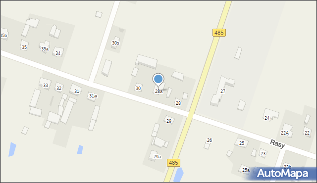 Rasy, Rasy, 28a, mapa Rasy