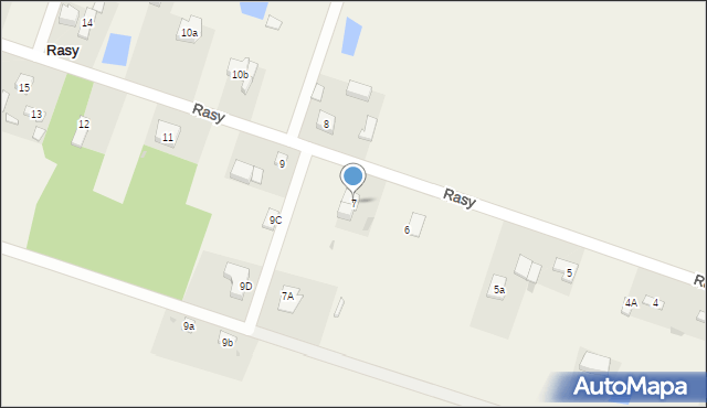 Rasy, Rasy, 7, mapa Rasy