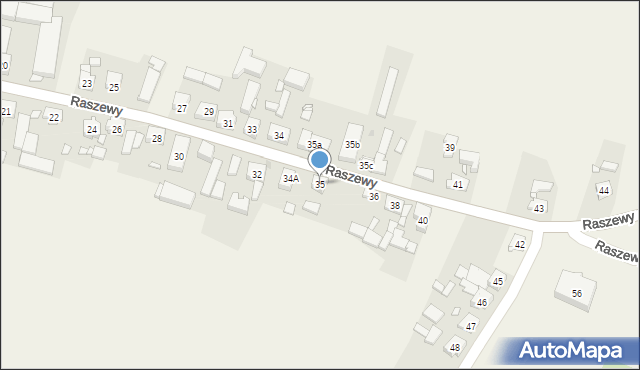 Raszewy, Raszewy, 35, mapa Raszewy