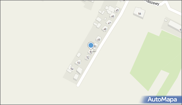 Raszewy, Raszewy, 51, mapa Raszewy