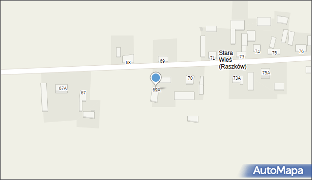 Raszków, Raszków, 69A, mapa Raszków