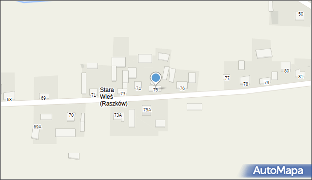Raszków, Raszków, 75, mapa Raszków