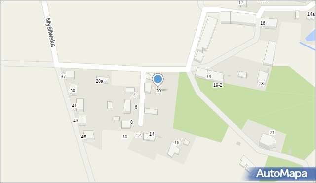 Raszów, Raszów, 20, mapa Raszów