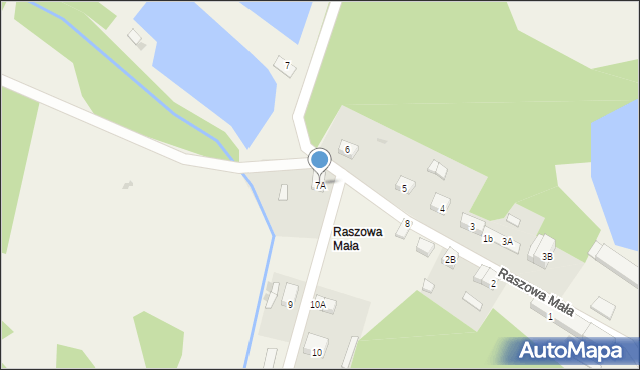 Raszowa Mała, Raszowa Mała, 7A, mapa Raszowa Mała