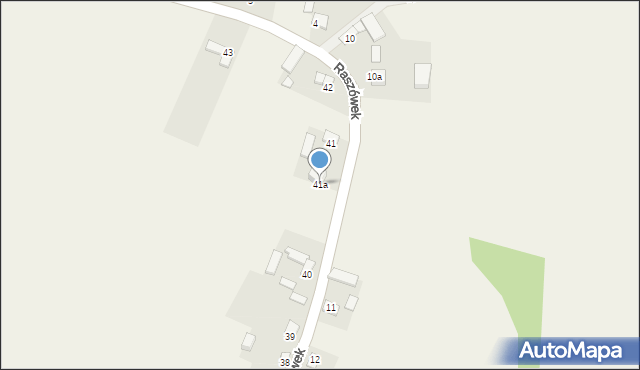 Raszówek, Raszówek, 41A, mapa Raszówek
