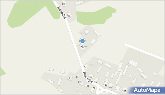 Raszujka, Raszujka, 56, mapa Raszujka