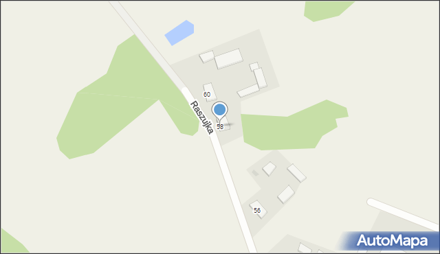 Raszujka, Raszujka, 58, mapa Raszujka