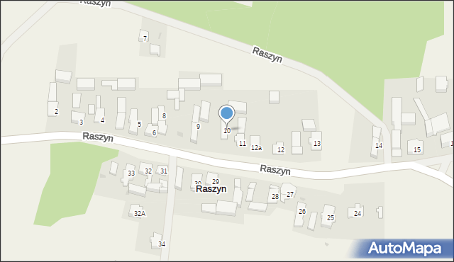 Raszyn, Raszyn, 10, mapa Raszyn