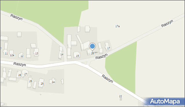 Raszyn, Raszyn, 16, mapa Raszyn