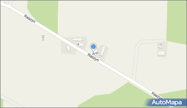 Raszyn, Raszyn, 20, mapa Raszyn