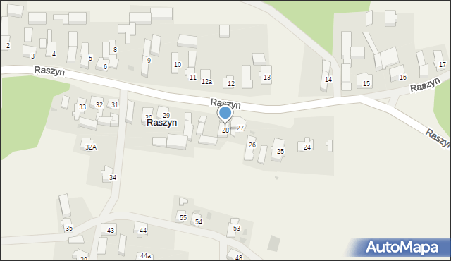 Raszyn, Raszyn, 28, mapa Raszyn