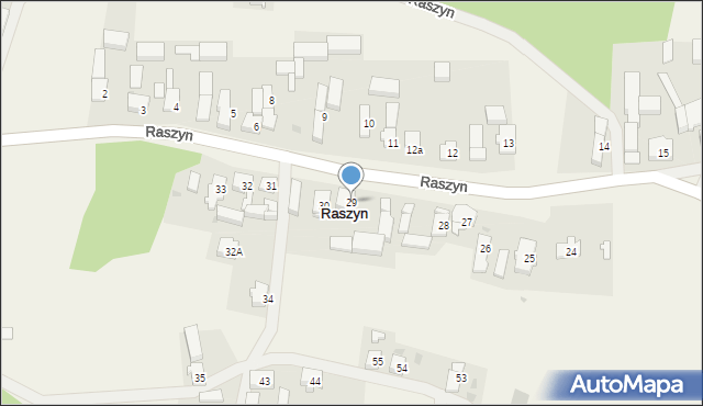 Raszyn, Raszyn, 29, mapa Raszyn