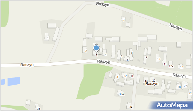 Raszyn, Raszyn, 3, mapa Raszyn