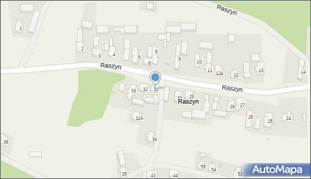 Raszyn, Raszyn, 31, mapa Raszyn