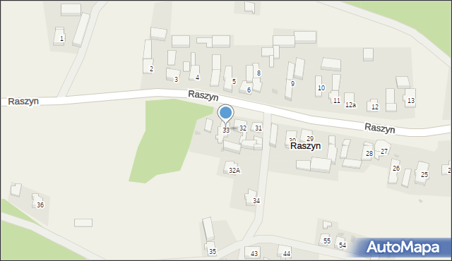 Raszyn, Raszyn, 33, mapa Raszyn