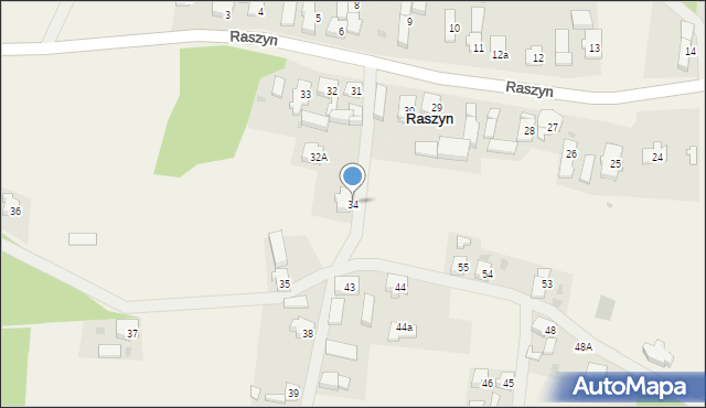 Raszyn, Raszyn, 34, mapa Raszyn