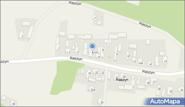 Raszyn, Raszyn, 5, mapa Raszyn