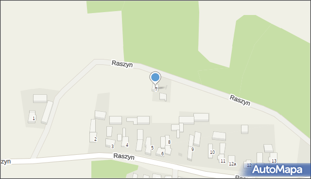 Raszyn, Raszyn, 7, mapa Raszyn