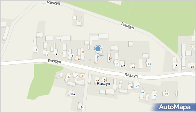 Raszyn, Raszyn, 9, mapa Raszyn