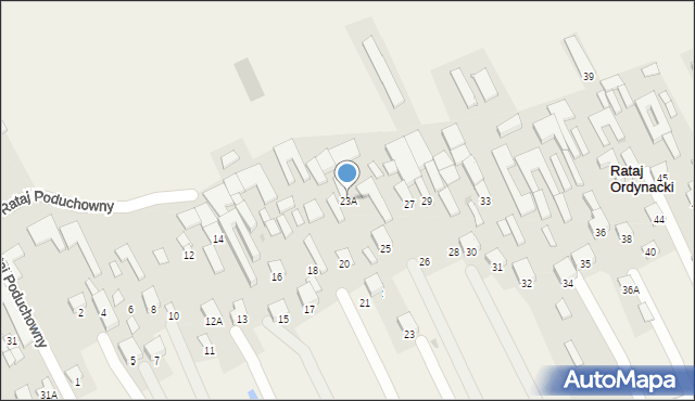 Rataj Ordynacki, Rataj Ordynacki, 23A, mapa Rataj Ordynacki