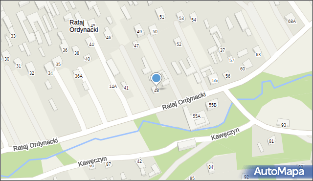 Rataj Ordynacki, Rataj Ordynacki, 48, mapa Rataj Ordynacki