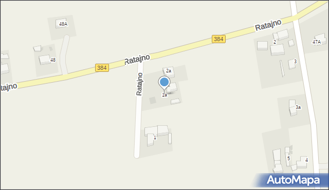 Ratajno, Ratajno, 1a, mapa Ratajno