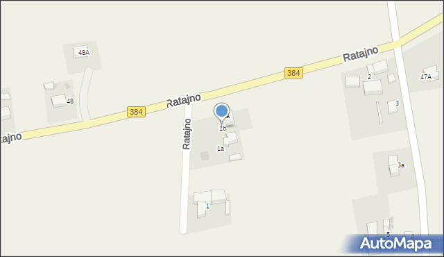 Ratajno, Ratajno, 1b, mapa Ratajno