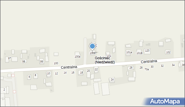 Ratajów, Ratajów, 100b, mapa Ratajów