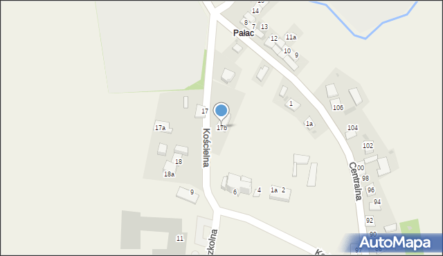 Ratajów, Ratajów, 17b, mapa Ratajów