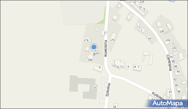Ratajów, Ratajów, 18, mapa Ratajów