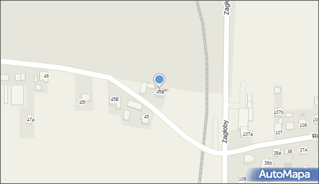 Ratajów, Ratajów, 45a, mapa Ratajów