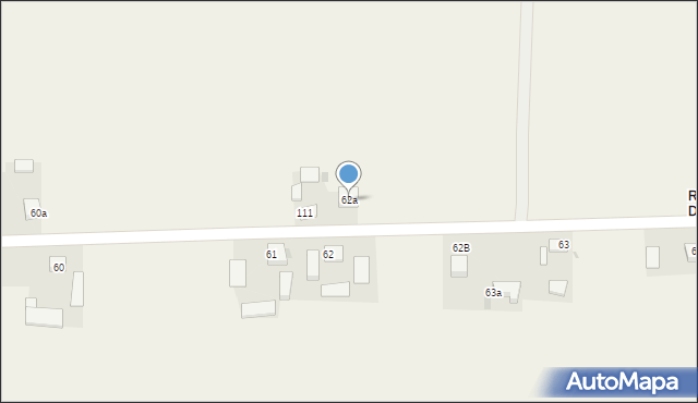 Ratajów, Ratajów, 62a, mapa Ratajów