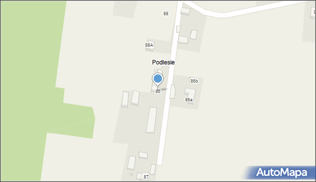 Ratajów, Ratajów, 86, mapa Ratajów