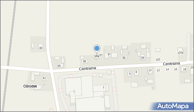 Ratajów, Ratajów, 96a, mapa Ratajów