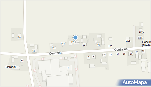 Ratajów, Ratajów, 98a, mapa Ratajów