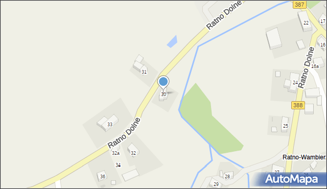 Ratno Dolne, Ratno Dolne, 30, mapa Ratno Dolne