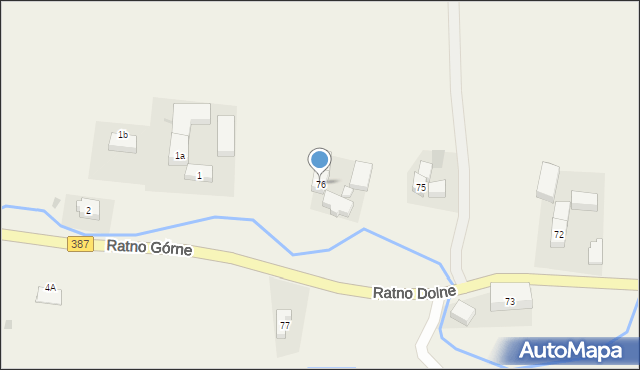 Ratno Dolne, Ratno Dolne, 76, mapa Ratno Dolne