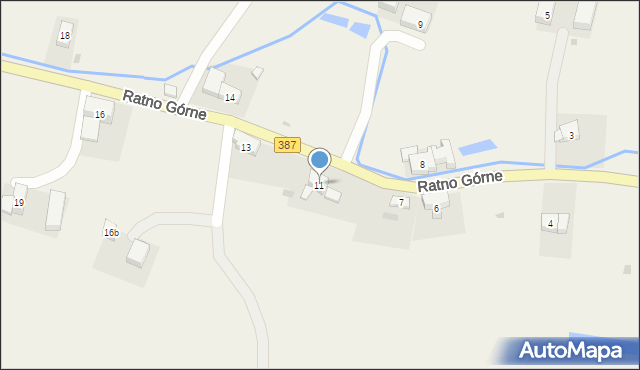 Ratno Górne, Ratno Górne, 11, mapa Ratno Górne