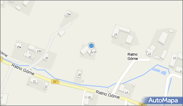 Ratno Górne, Ratno Górne, 17, mapa Ratno Górne