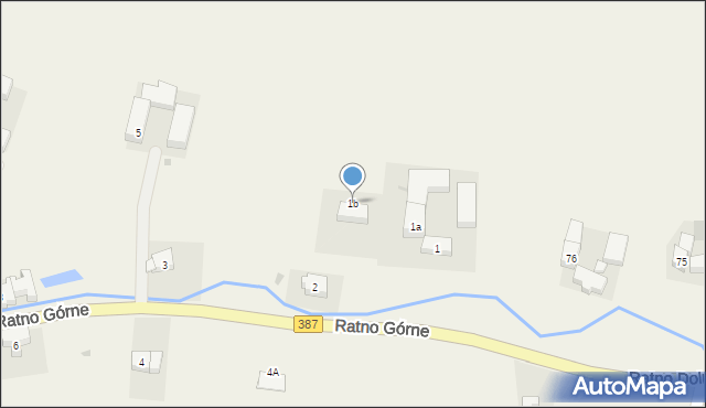 Ratno Górne, Ratno Górne, 1b, mapa Ratno Górne