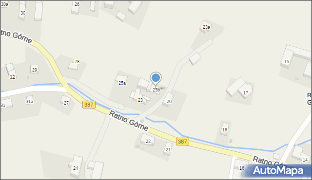 Ratno Górne, Ratno Górne, 23b, mapa Ratno Górne